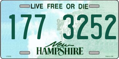 NH license plate 1773252