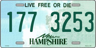 NH license plate 1773253