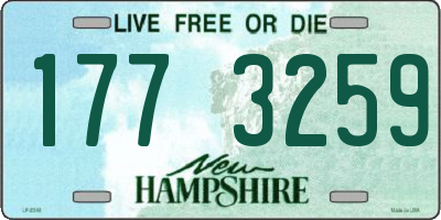 NH license plate 1773259