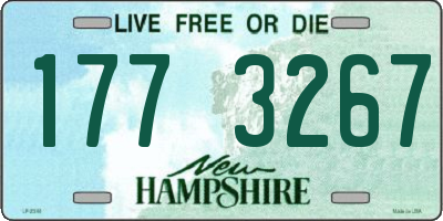 NH license plate 1773267
