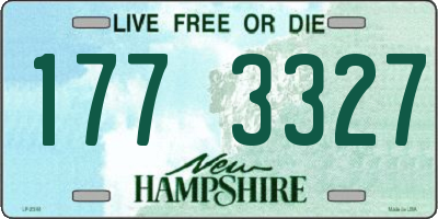 NH license plate 1773327
