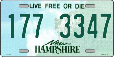 NH license plate 1773347