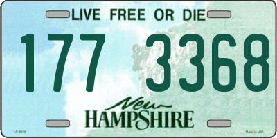 NH license plate 1773368