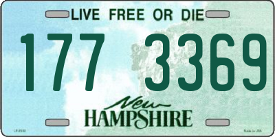 NH license plate 1773369