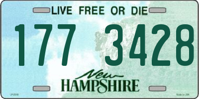 NH license plate 1773428