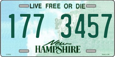 NH license plate 1773457