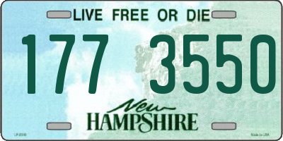 NH license plate 1773550