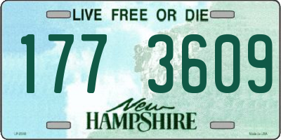 NH license plate 1773609