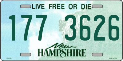 NH license plate 1773626