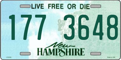 NH license plate 1773648