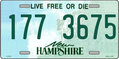 NH license plate 1773675