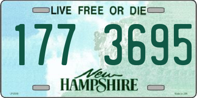 NH license plate 1773695