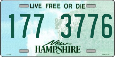 NH license plate 1773776