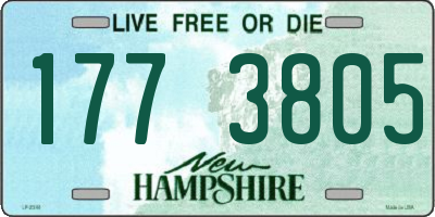 NH license plate 1773805