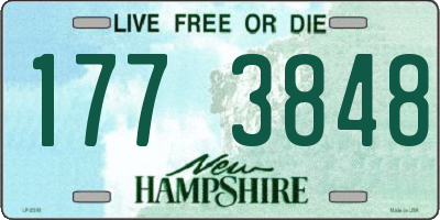 NH license plate 1773848