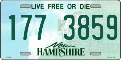 NH license plate 1773859