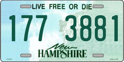 NH license plate 1773881