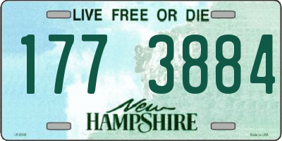 NH license plate 1773884