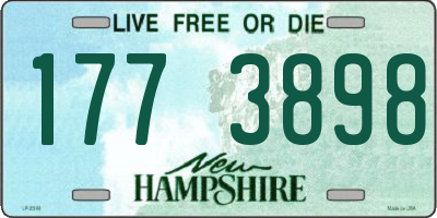 NH license plate 1773898