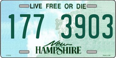NH license plate 1773903