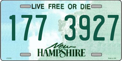 NH license plate 1773927