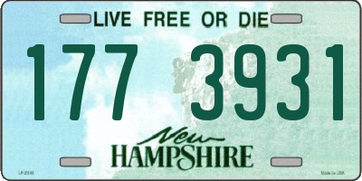 NH license plate 1773931