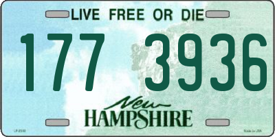 NH license plate 1773936