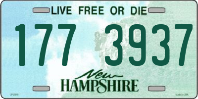 NH license plate 1773937