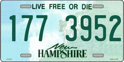 NH license plate 1773952