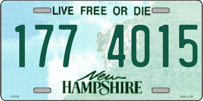 NH license plate 1774015