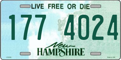 NH license plate 1774024