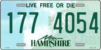 NH license plate 1774054