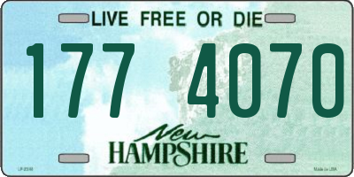NH license plate 1774070