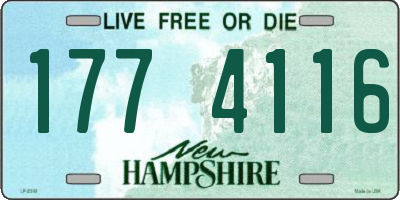 NH license plate 1774116