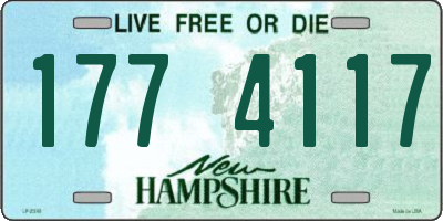 NH license plate 1774117
