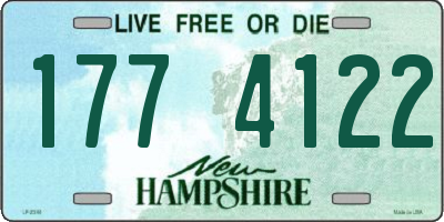 NH license plate 1774122