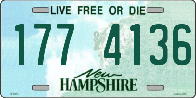 NH license plate 1774136