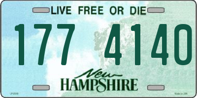 NH license plate 1774140