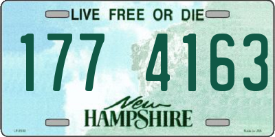 NH license plate 1774163