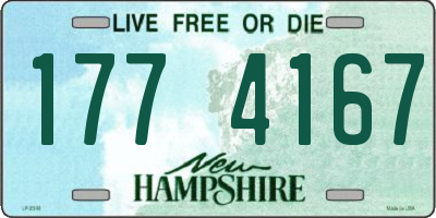 NH license plate 1774167