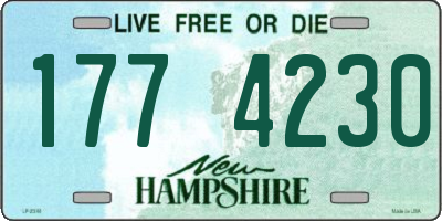 NH license plate 1774230