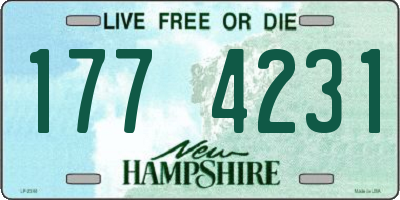 NH license plate 1774231