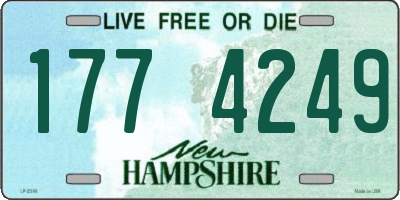 NH license plate 1774249