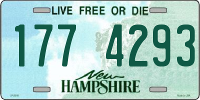 NH license plate 1774293