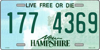 NH license plate 1774369