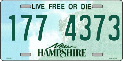 NH license plate 1774373