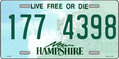 NH license plate 1774398