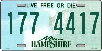 NH license plate 1774417
