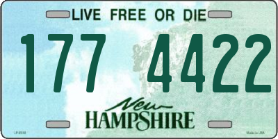 NH license plate 1774422