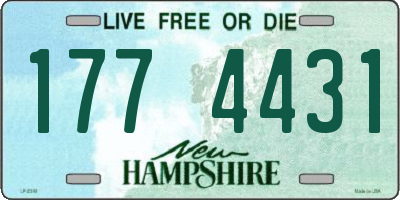 NH license plate 1774431